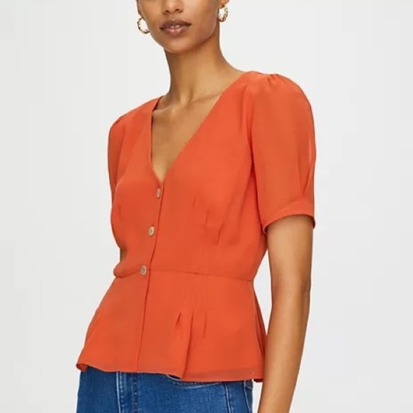 WILFRED New Button-Front Blouse - Picture 3 of 16